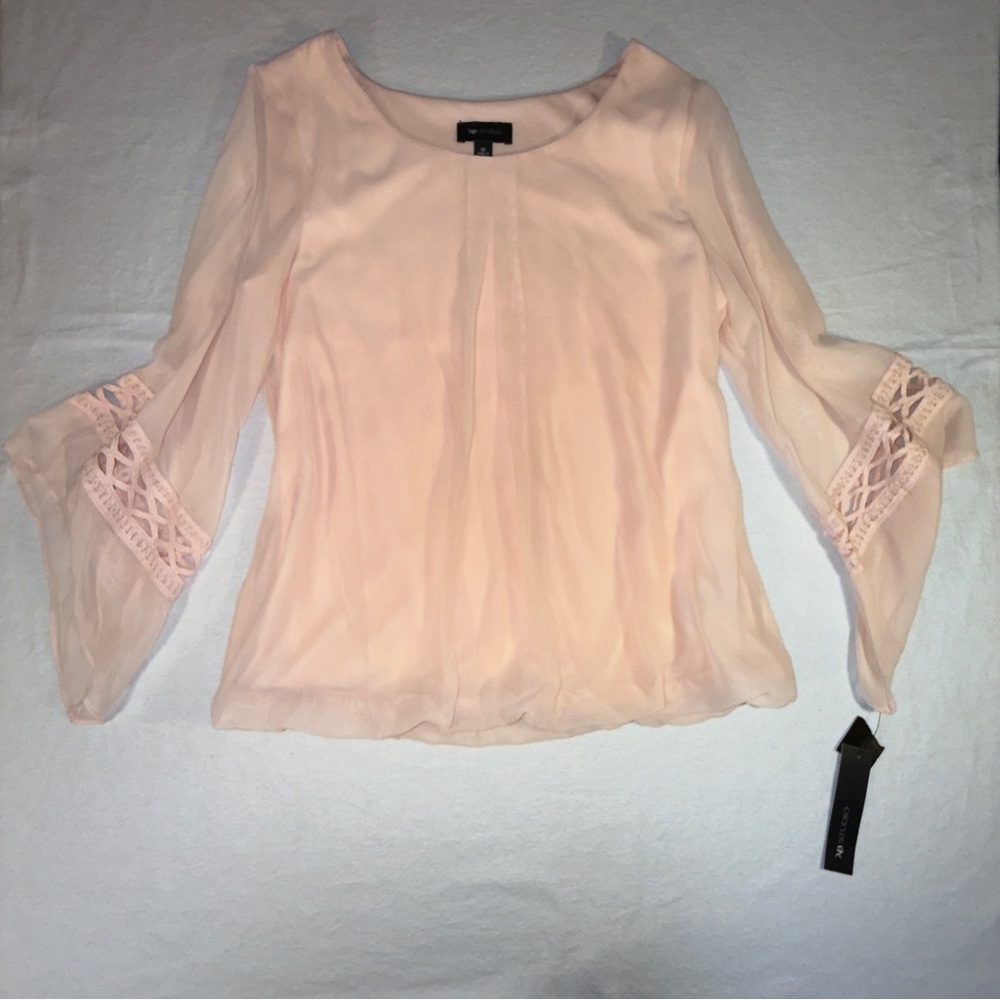 NWT Pink Chiffon Blouse